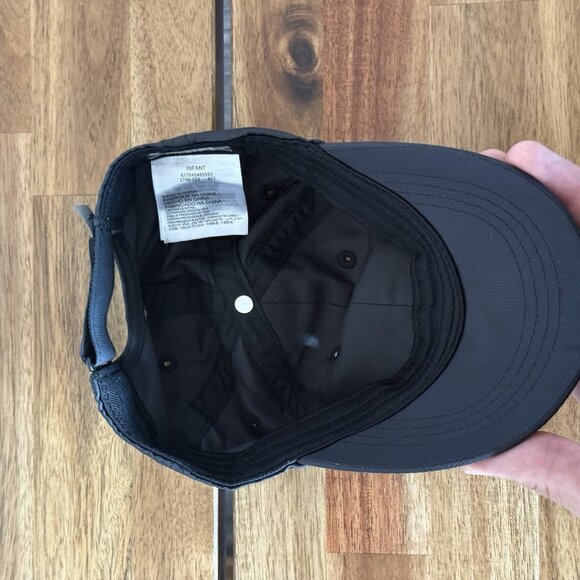 Nike Infant Toddler Hat Baseball Cap Adjustable Strap Back Black Sports Dri-fit - Picture 6 of 12